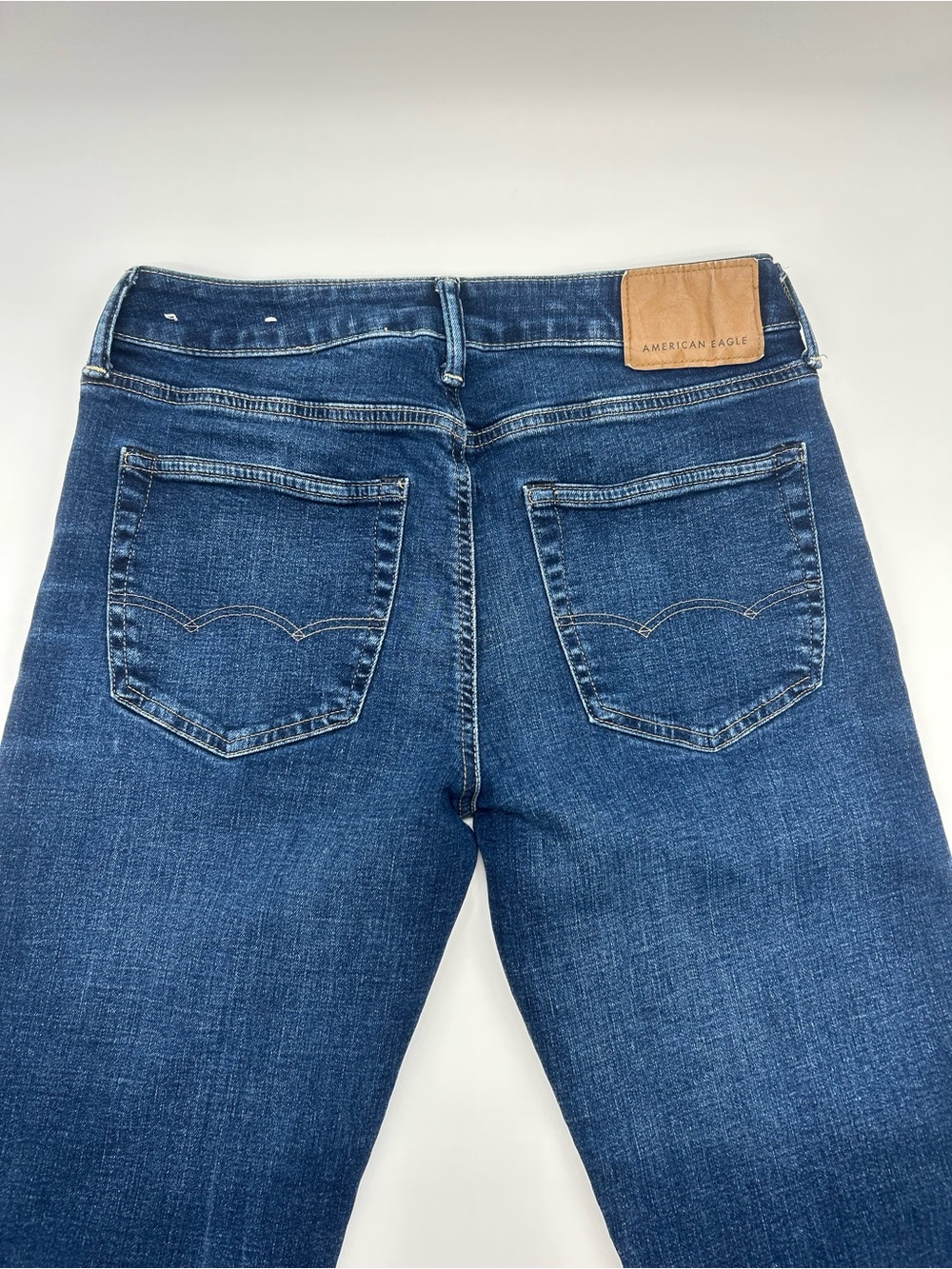 American Eagle Outfitters Indigo Blue Straight Jeans - Picture 4 of 5